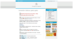 Desktop Screenshot of gadu-gadu.wawi.pl